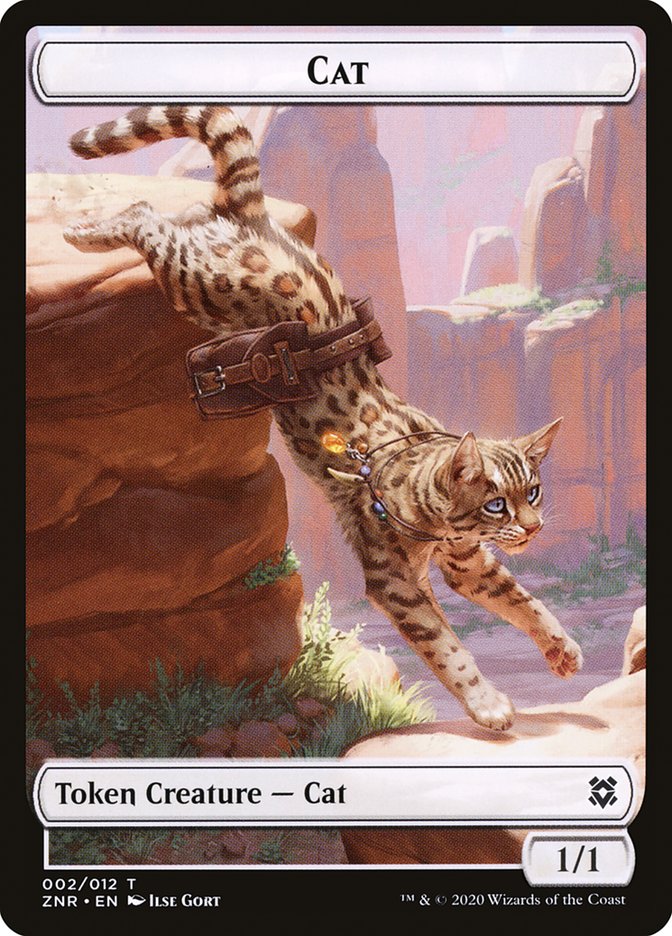 Cat Token [Zendikar Rising Tokens] | GrognardGamesBatavia