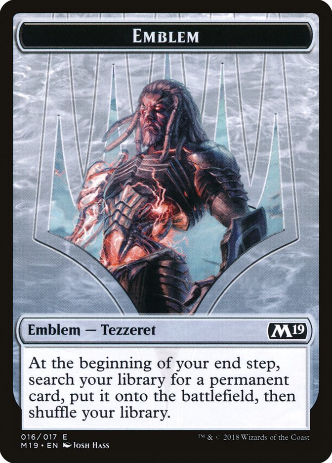 Tezzeret, Artifice Master Emblem [Core Set 2019 Tokens] | GrognardGamesBatavia