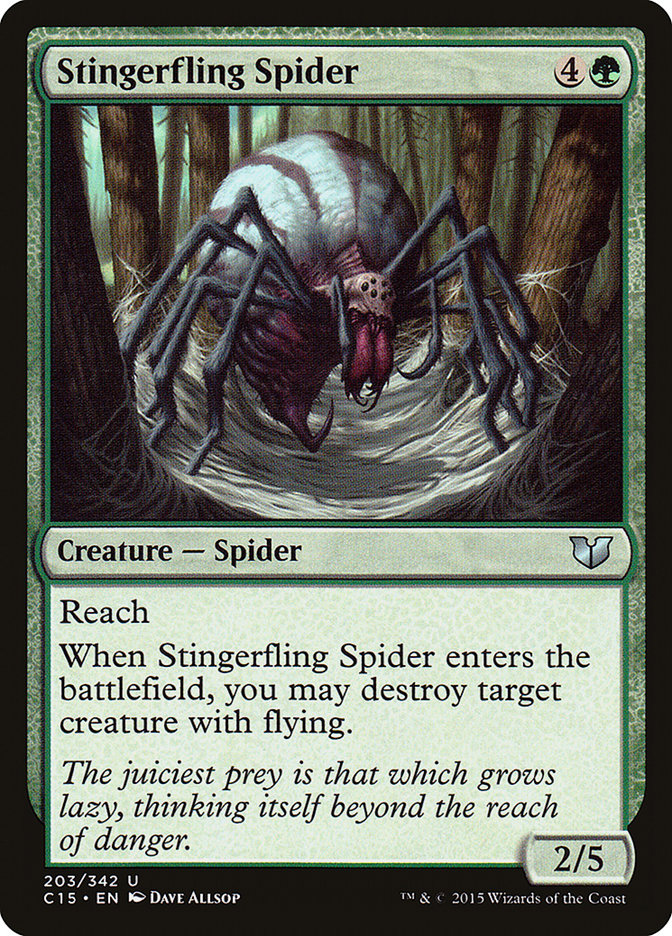 Stingerfling Spider [Commander 2015] | GrognardGamesBatavia