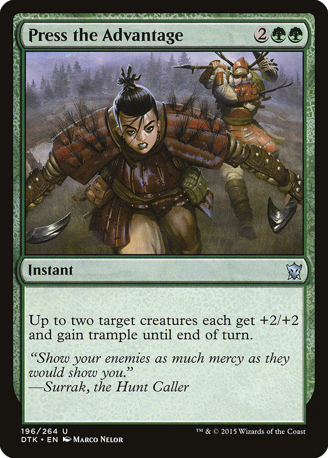 Press the Advantage [Dragons of Tarkir] | GrognardGamesBatavia