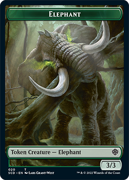 Elephant // Thopter Double-Sided Token [Starter Commander Decks] | GrognardGamesBatavia