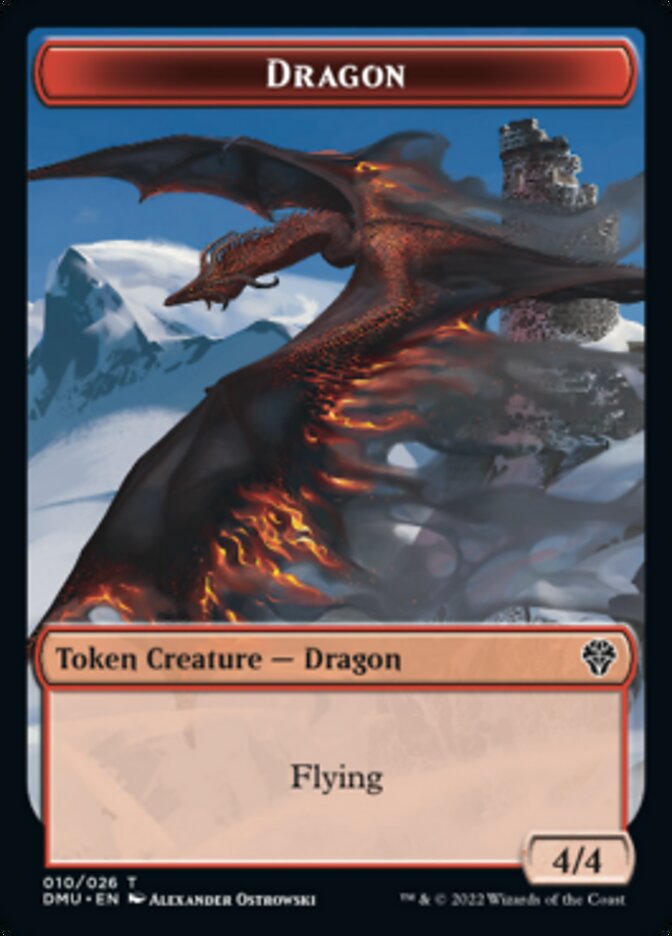 Dragon Token [Dominaria United Tokens] | GrognardGamesBatavia