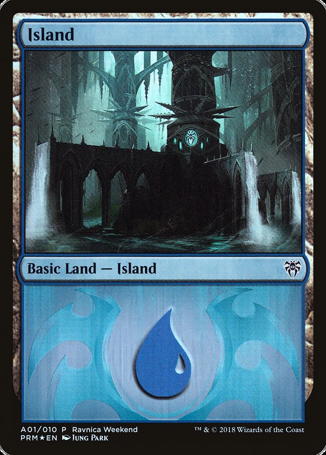 Island (A01) [Ravnica Allegiance Ravnica Weekend] | GrognardGamesBatavia