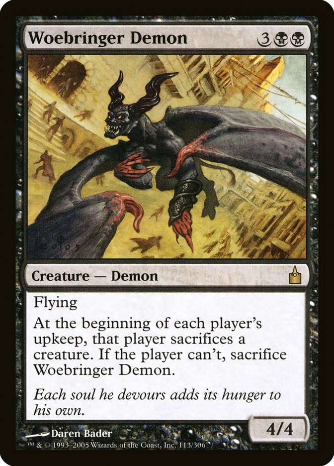 Woebringer Demon [Ravnica: City of Guilds] | GrognardGamesBatavia