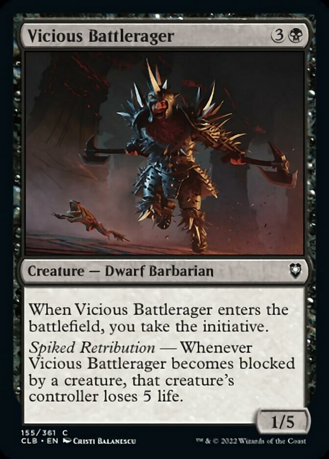 Vicious Battlerager [Commander Legends: Battle for Baldur's Gate] | GrognardGamesBatavia