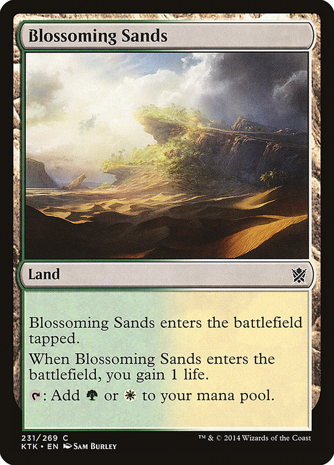 Blossoming Sands [Khans of Tarkir] | GrognardGamesBatavia