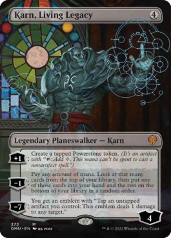 Karn, Living Legacy (Borderless) [Dominaria United] | GrognardGamesBatavia