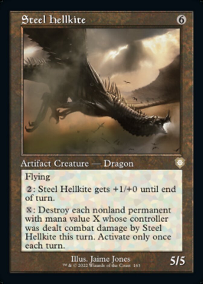 Steel Hellkite (Retro) [The Brothers' War Commander] | GrognardGamesBatavia