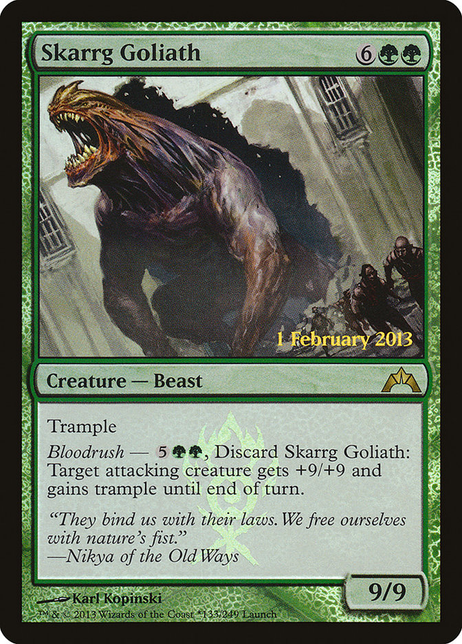 Skarrg Goliath (Launch) [Gatecrash Prerelease Promos] | GrognardGamesBatavia