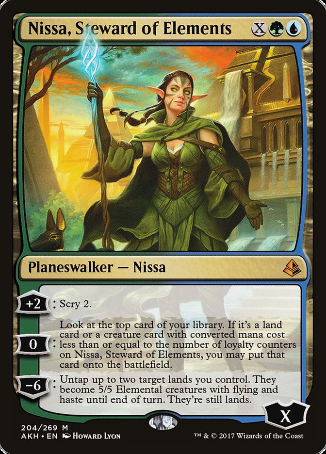 Nissa, Steward of Elements [Amonkhet] | GrognardGamesBatavia