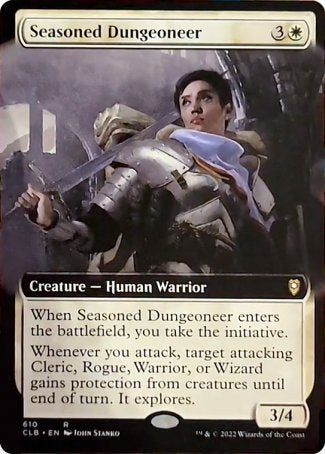 Seasoned Dungeoneer (Extended Art) [Commander Legends: Battle for Baldur's Gate] | GrognardGamesBatavia