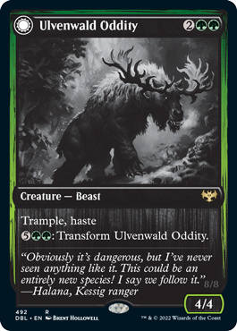 Ulvenwald Oddity // Ulvenwald Behemoth [Innistrad: Double Feature] | GrognardGamesBatavia