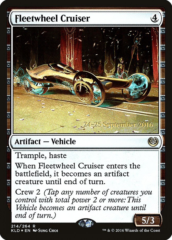 Fleetwheel Cruiser [Kaladesh Prerelease Promos] | GrognardGamesBatavia