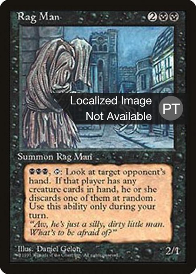 Rag Man [Fourth Edition (Foreign Black Border)] | GrognardGamesBatavia