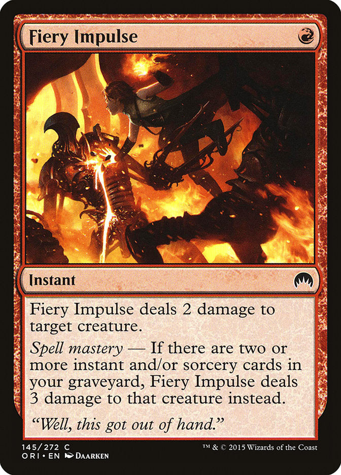 Fiery Impulse [Magic Origins] | GrognardGamesBatavia