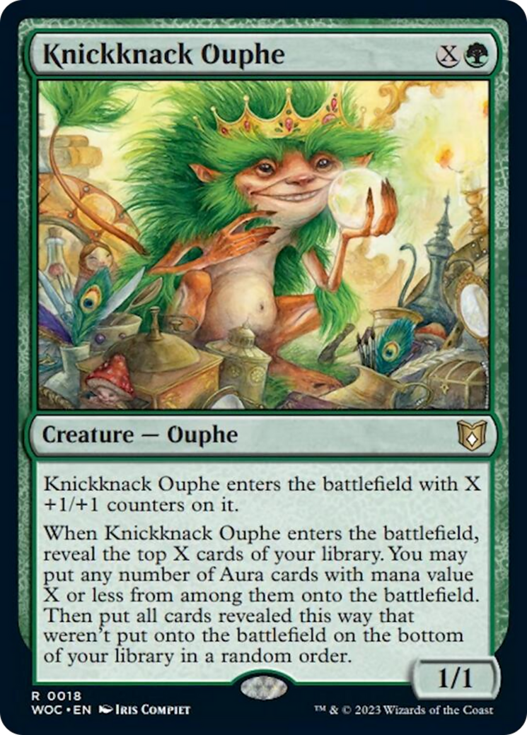 Knickknack Ouphe [Wilds of Eldraine Commander] | GrognardGamesBatavia