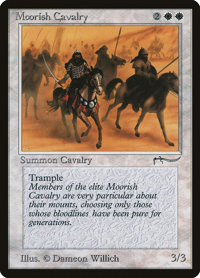 Moorish Cavalry (Dark Mana Cost) [Arabian Nights] | GrognardGamesBatavia