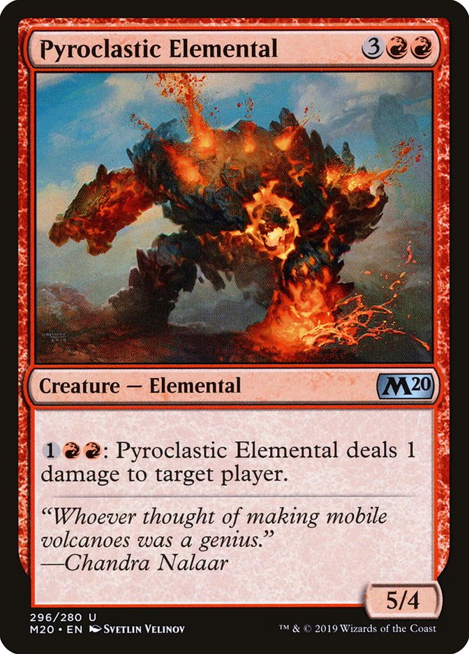 Pyroclastic Elemental [Core Set 2020] | GrognardGamesBatavia