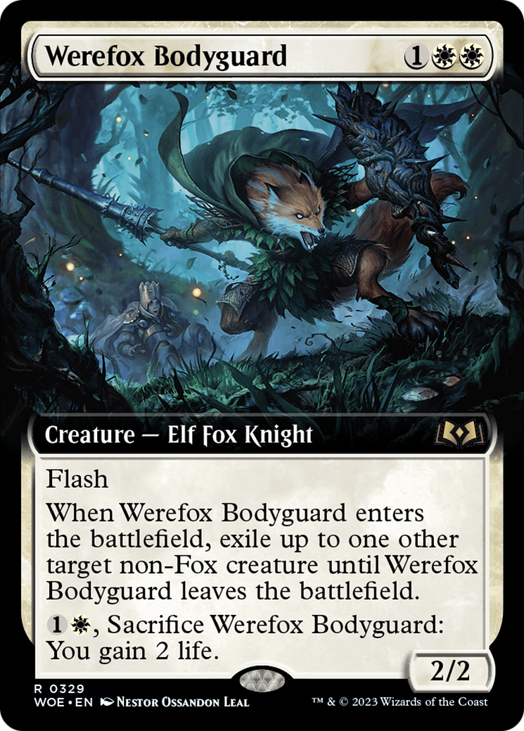 Werefox Bodyguard (Extended Art) [Wilds of Eldraine] | GrognardGamesBatavia