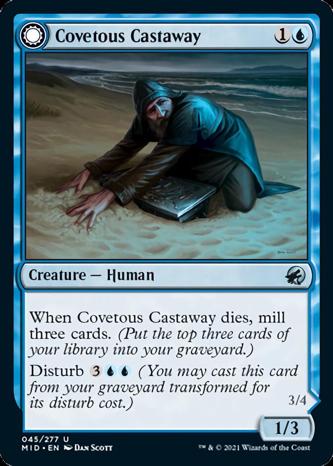 Covetous Castaway // Ghostly Castigator [Innistrad: Midnight Hunt] | GrognardGamesBatavia