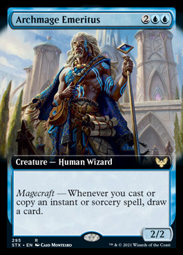 Archmage Emeritus (Extended Art) [Strixhaven: School of Mages] | GrognardGamesBatavia