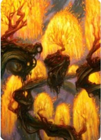 Grove of the Burnwillows Art Card [Zendikar Rising Art Series] | GrognardGamesBatavia