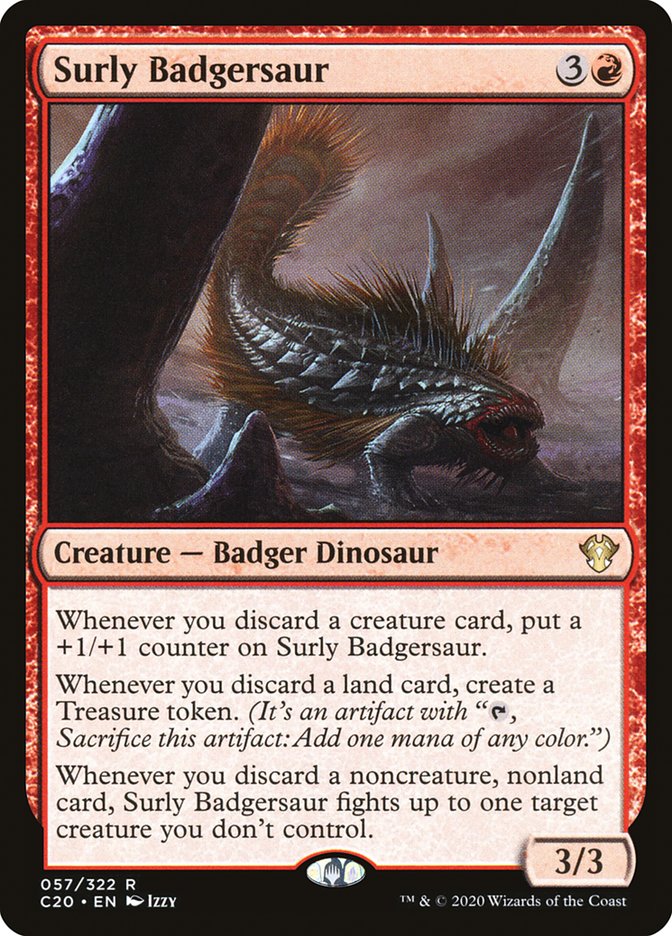 Surly Badgersaur [Commander 2020] | GrognardGamesBatavia