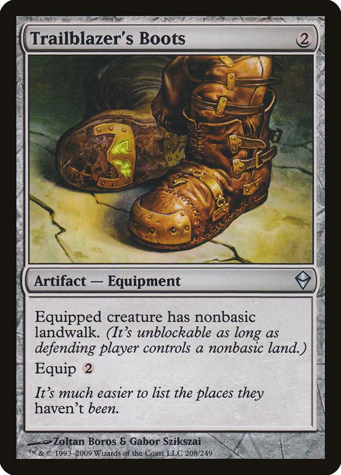 Trailblazer's Boots [Zendikar] | GrognardGamesBatavia