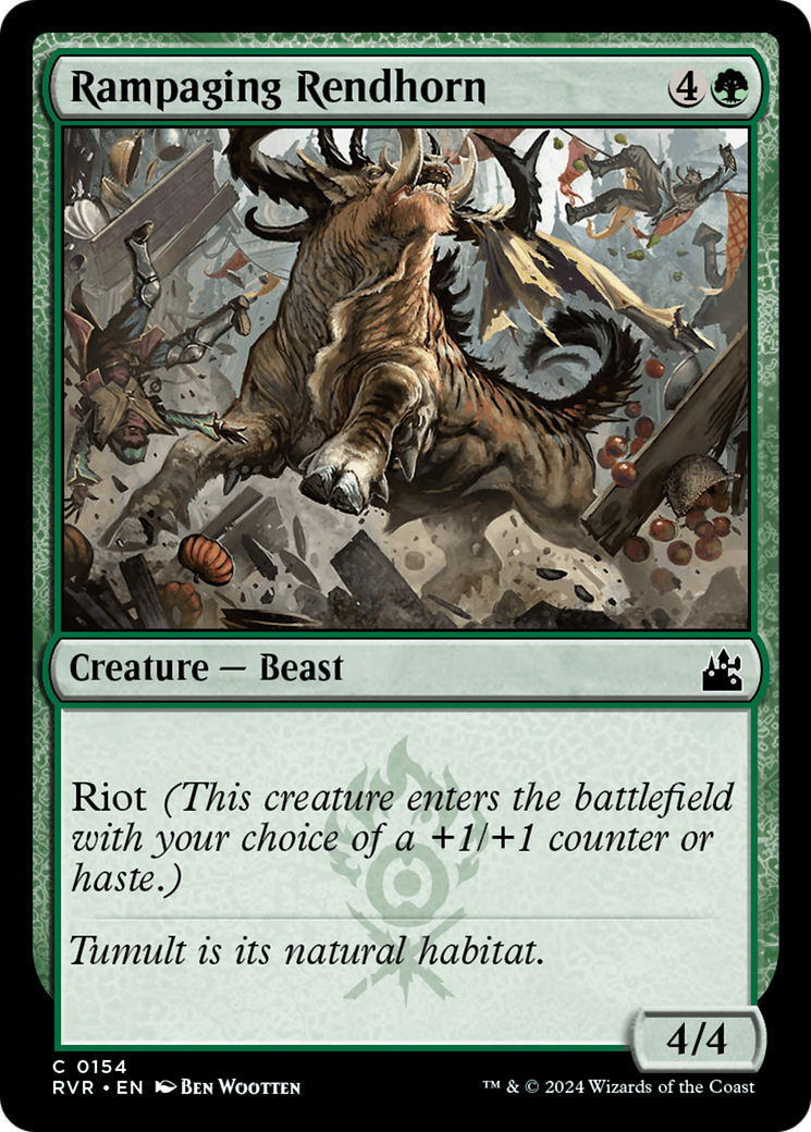 Rampaging Rendhorn [Ravnica Remastered] | GrognardGamesBatavia