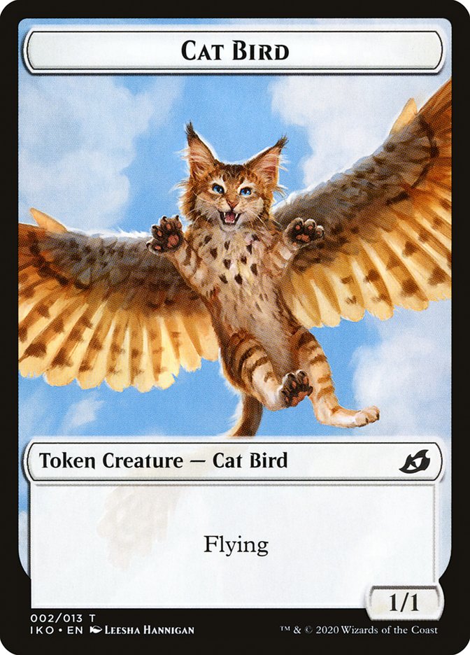 Cat Bird Token [Ikoria: Lair of Behemoths Tokens] | GrognardGamesBatavia