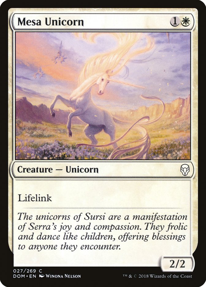 Mesa Unicorn [Dominaria] | GrognardGamesBatavia