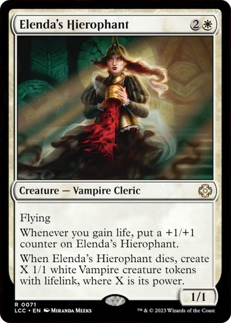 Elenda's Hierophant [The Lost Caverns of Ixalan Commander] | GrognardGamesBatavia