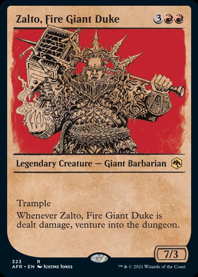 Zalto, Fire Giant Duke (Showcase) [Dungeons & Dragons: Adventures in the Forgotten Realms] | GrognardGamesBatavia