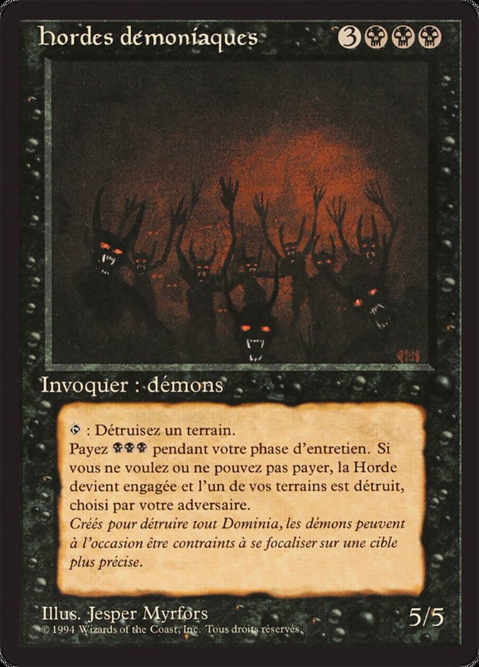 Demonic Hordes [Foreign Black Border] | GrognardGamesBatavia