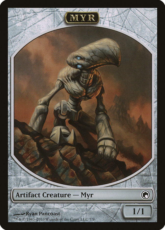 Myr Token [Scars of Mirrodin Tokens] | GrognardGamesBatavia