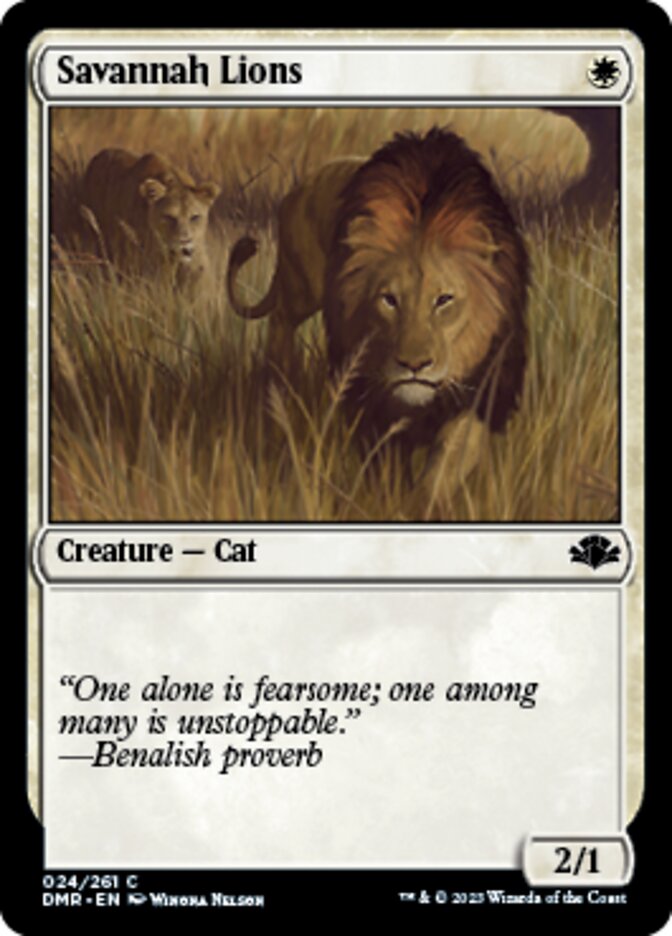 Savannah Lions [Dominaria Remastered] | GrognardGamesBatavia