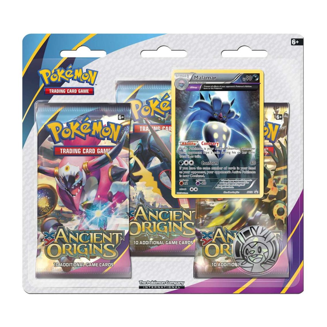 XY: Ancient Origins - 3-Pack Blister (Malamar) | GrognardGamesBatavia