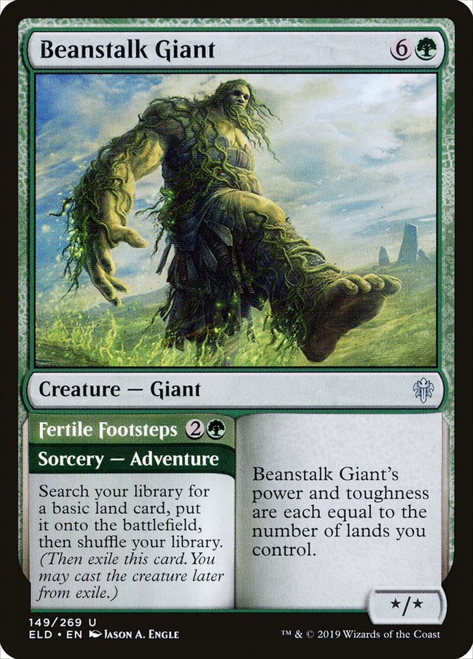 Beanstalk Giant // Fertile Footsteps [Throne of Eldraine] | GrognardGamesBatavia