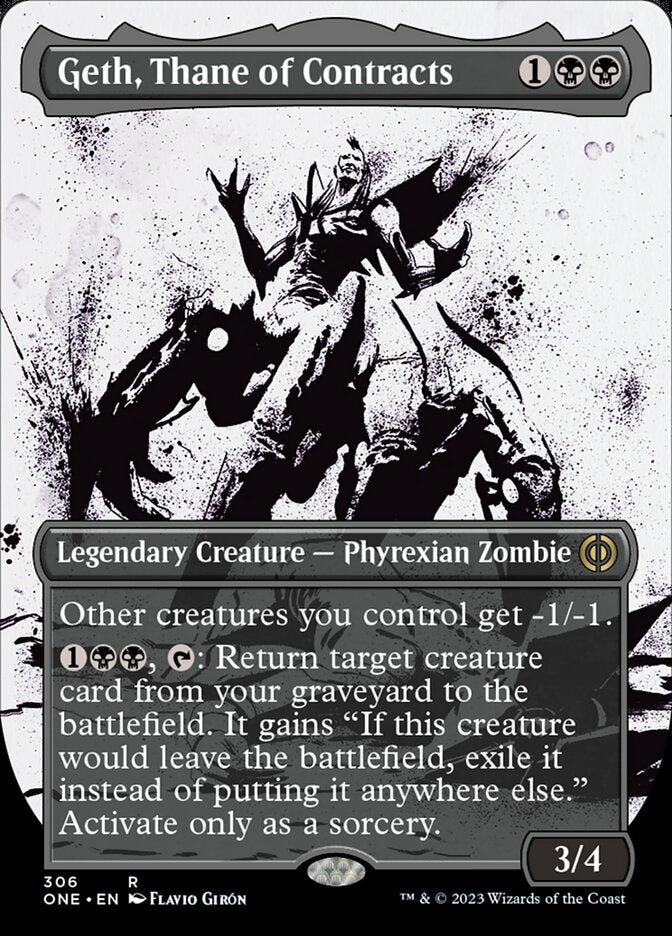 Geth, Thane of Contracts (Borderless Ichor) [Phyrexia: All Will Be One] | GrognardGamesBatavia