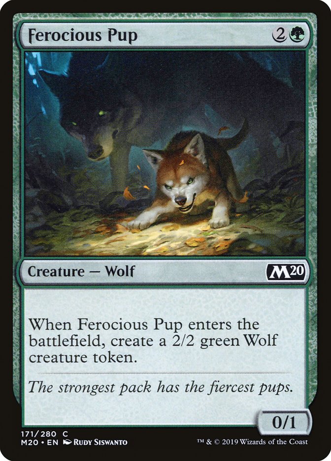 Ferocious Pup [Core Set 2020] | GrognardGamesBatavia