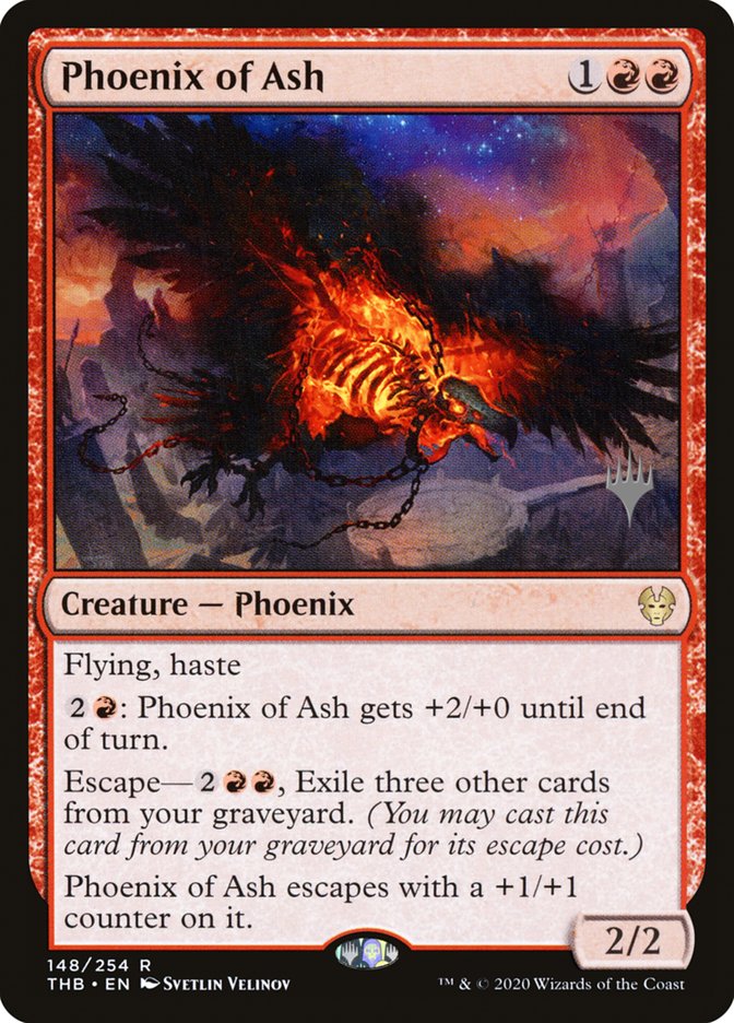 Phoenix of Ash (Promo Pack) [Theros Beyond Death Promos] | GrognardGamesBatavia