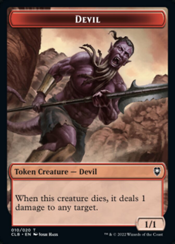 Devil Token [Commander Legends: Battle for Baldur's Gate Tokens] | GrognardGamesBatavia