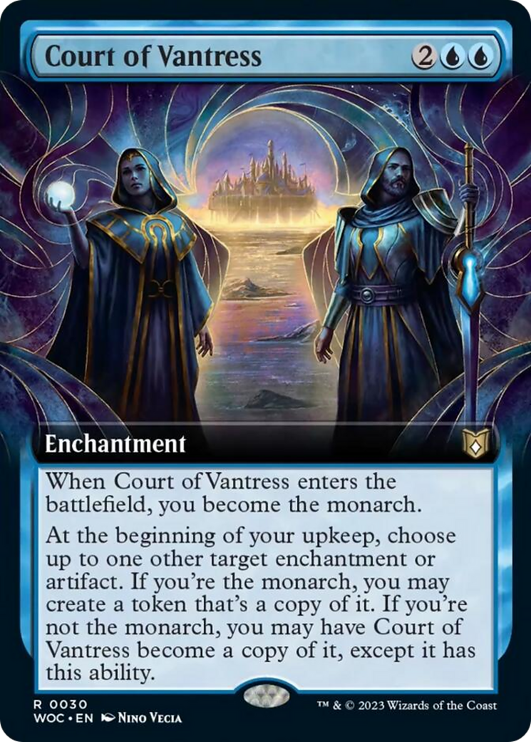 Court of Vantress (Extended Art) [Wilds of Eldraine Commander] | GrognardGamesBatavia