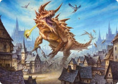 Tarrasque Art Card [Dungeons & Dragons: Adventures in the Forgotten Realms Art Series] | GrognardGamesBatavia