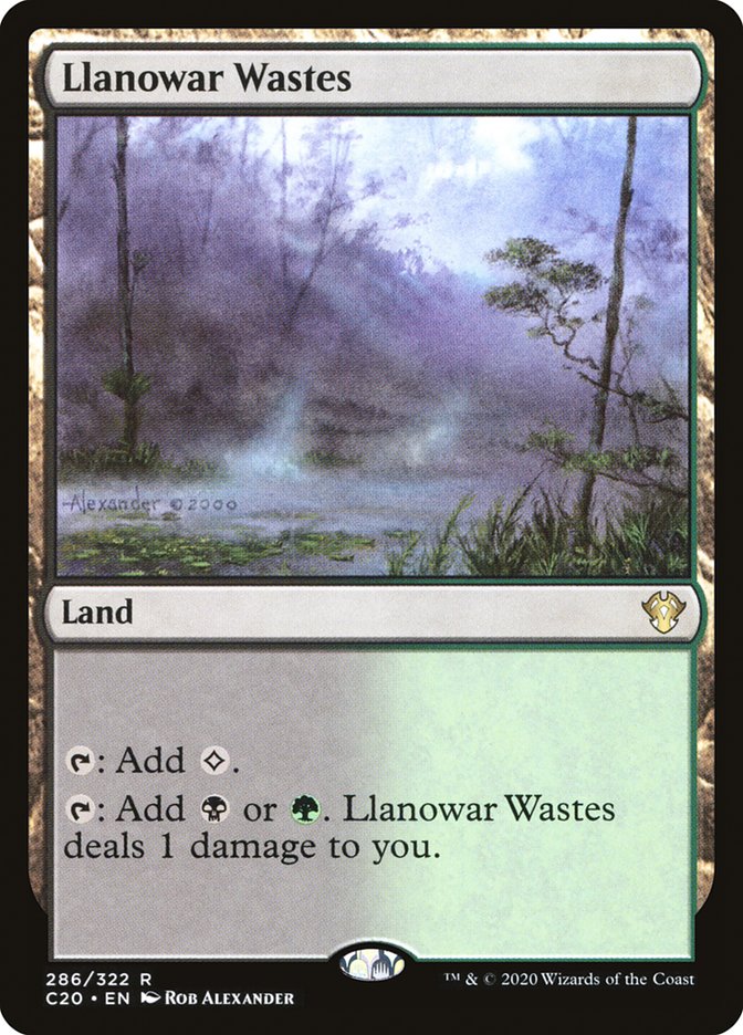 Llanowar Wastes [Commander 2020] | GrognardGamesBatavia