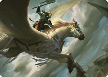 Cleaving Skyrider Art Card [Dominaria United Art Series] | GrognardGamesBatavia