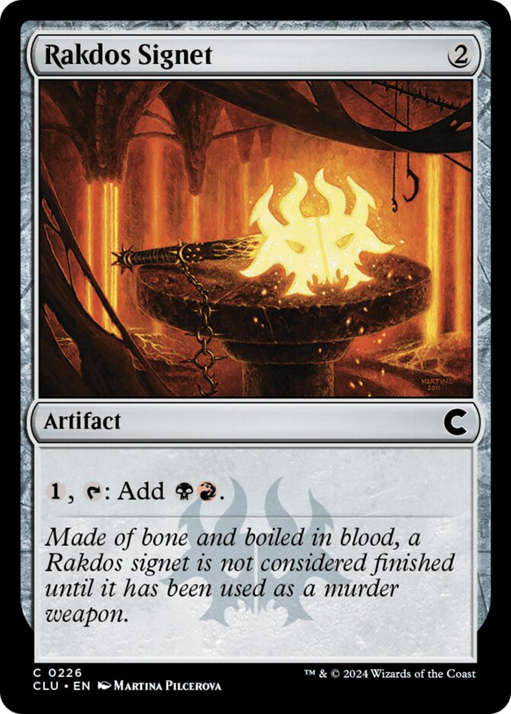 Rakdos Signet [Ravnica: Clue Edition] | GrognardGamesBatavia