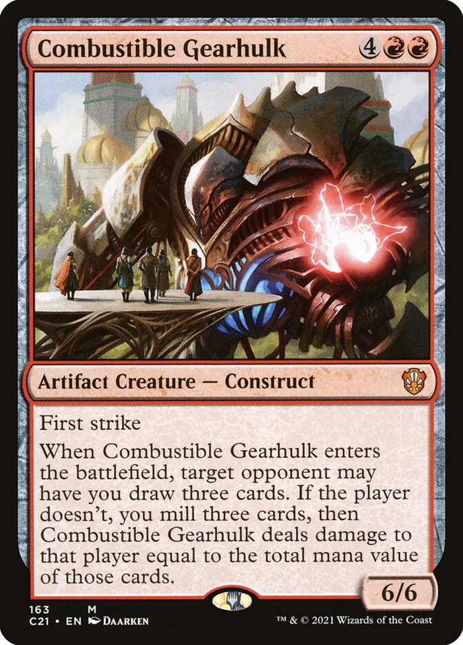 Combustible Gearhulk [Commander 2021] | GrognardGamesBatavia