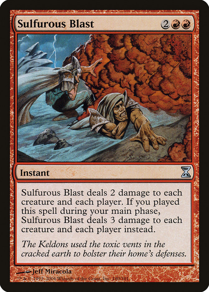 Sulfurous Blast [Time Spiral] | GrognardGamesBatavia