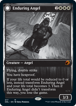 Enduring Angel // Angelic Enforcer [Innistrad: Double Feature] | GrognardGamesBatavia